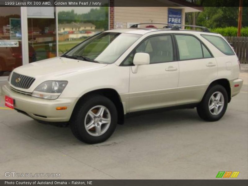 Golden White Pearl / Ivory 1999 Lexus RX 300 AWD