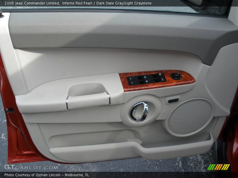 Inferno Red Pearl / Dark Slate Gray/Light Graystone 2006 Jeep Commander Limited
