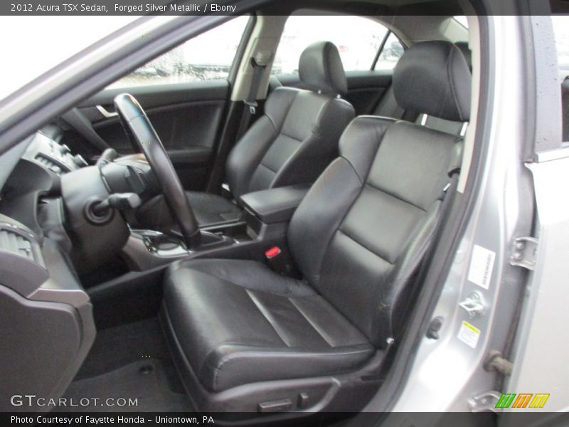 Forged Silver Metallic / Ebony 2012 Acura TSX Sedan