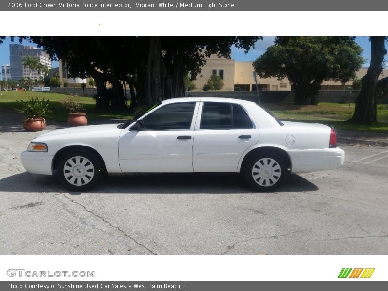 Vibrant White / Medium Light Stone 2006 Ford Crown Victoria Police Interceptor