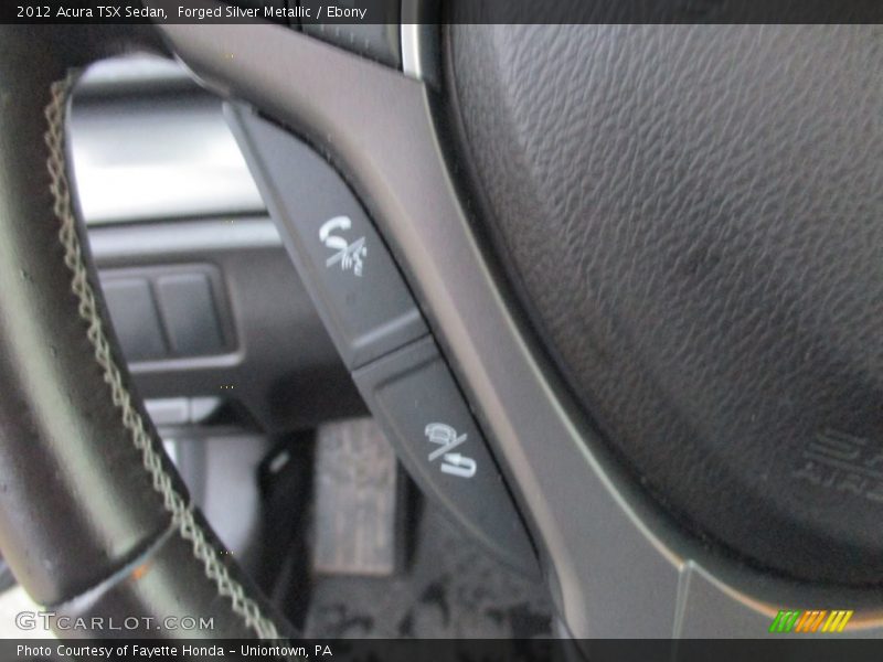 Forged Silver Metallic / Ebony 2012 Acura TSX Sedan