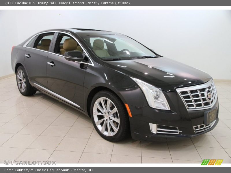 Black Diamond Tricoat / Caramel/Jet Black 2013 Cadillac XTS Luxury FWD