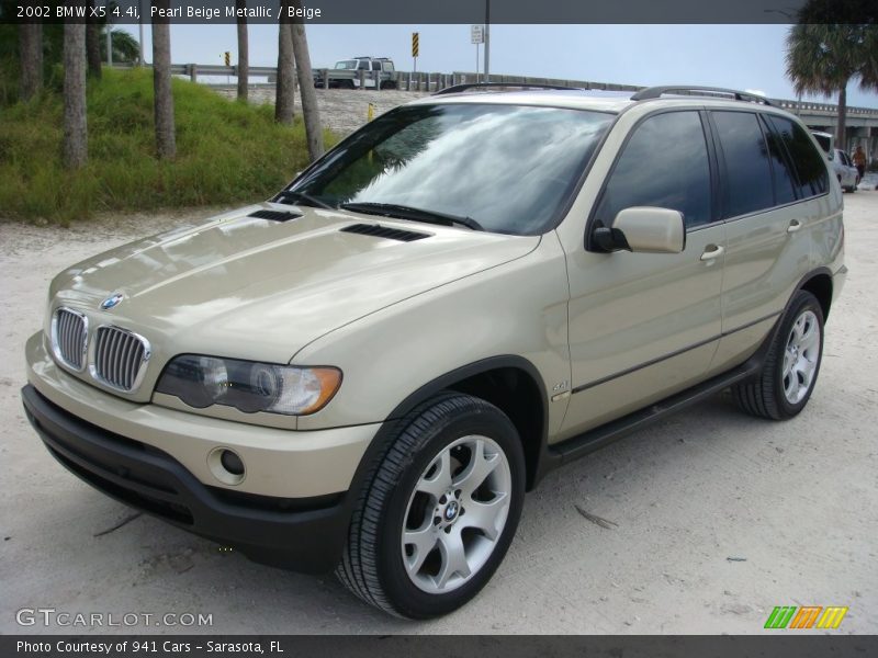 Pearl Beige Metallic / Beige 2002 BMW X5 4.4i