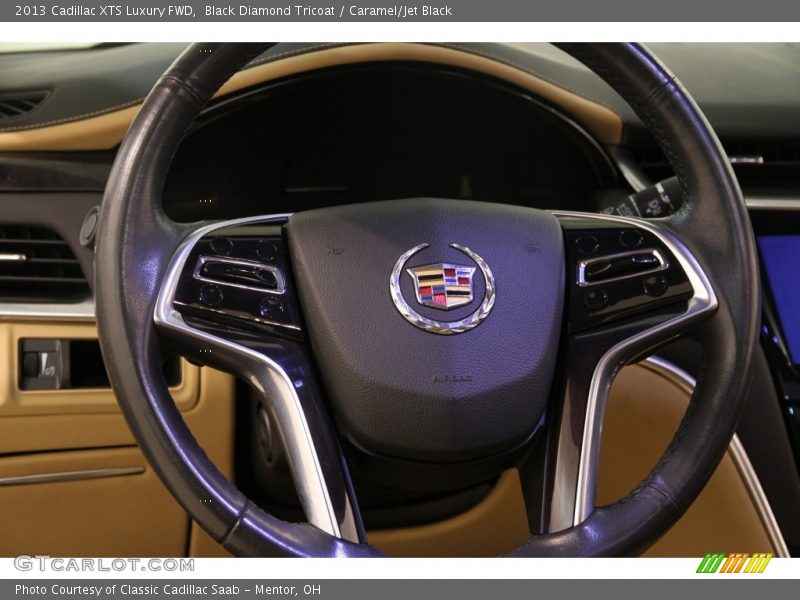 Black Diamond Tricoat / Caramel/Jet Black 2013 Cadillac XTS Luxury FWD