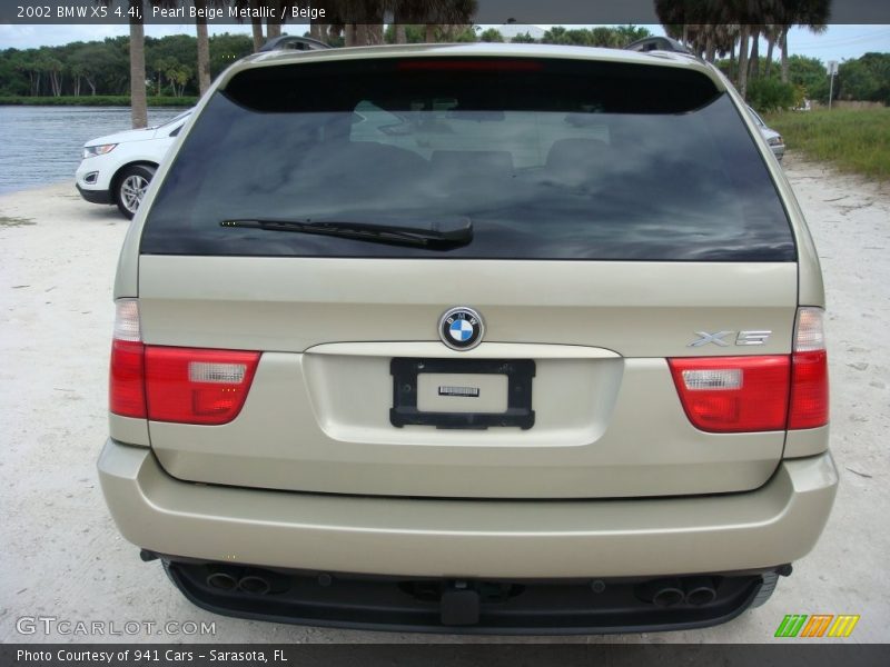 Pearl Beige Metallic / Beige 2002 BMW X5 4.4i