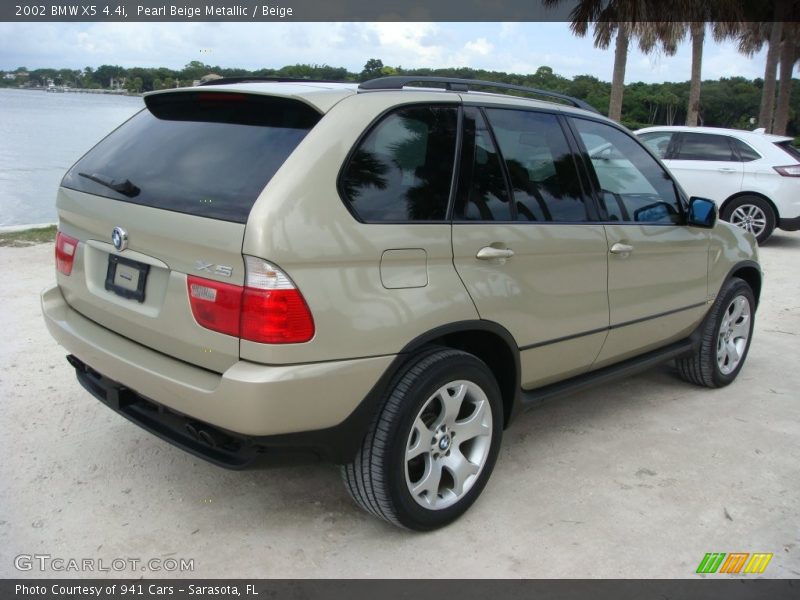 Pearl Beige Metallic / Beige 2002 BMW X5 4.4i