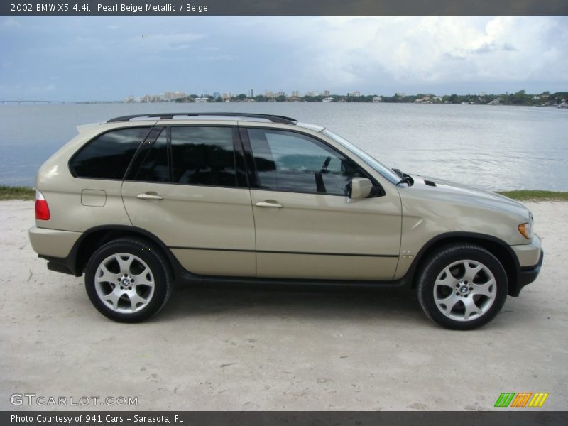 Pearl Beige Metallic / Beige 2002 BMW X5 4.4i