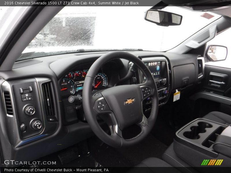 Summit White / Jet Black 2016 Chevrolet Silverado 1500 LT Z71 Crew Cab 4x4