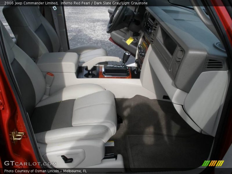 Inferno Red Pearl / Dark Slate Gray/Light Graystone 2006 Jeep Commander Limited