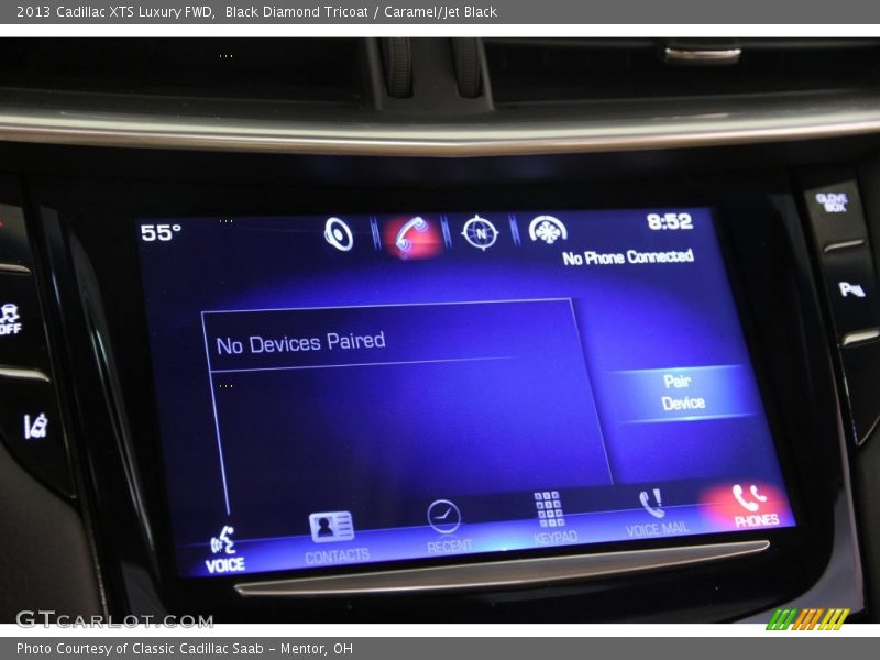 Black Diamond Tricoat / Caramel/Jet Black 2013 Cadillac XTS Luxury FWD