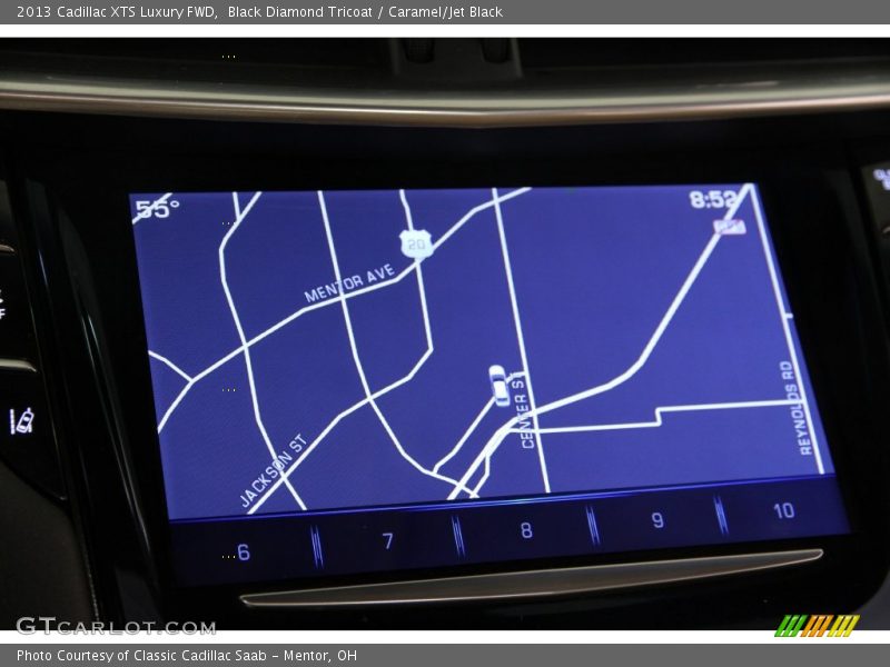 Black Diamond Tricoat / Caramel/Jet Black 2013 Cadillac XTS Luxury FWD