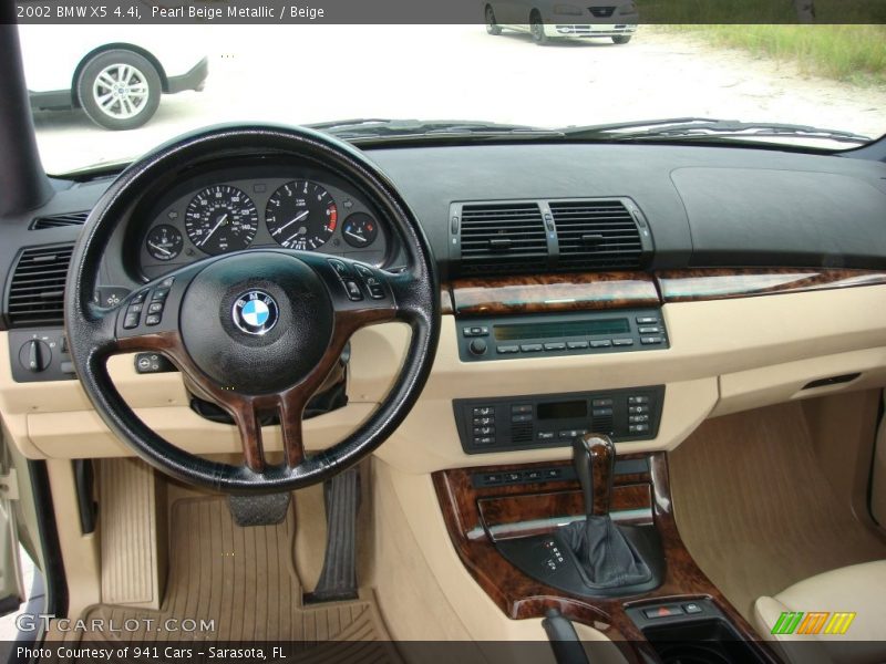Pearl Beige Metallic / Beige 2002 BMW X5 4.4i