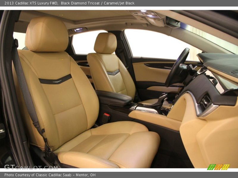 Black Diamond Tricoat / Caramel/Jet Black 2013 Cadillac XTS Luxury FWD