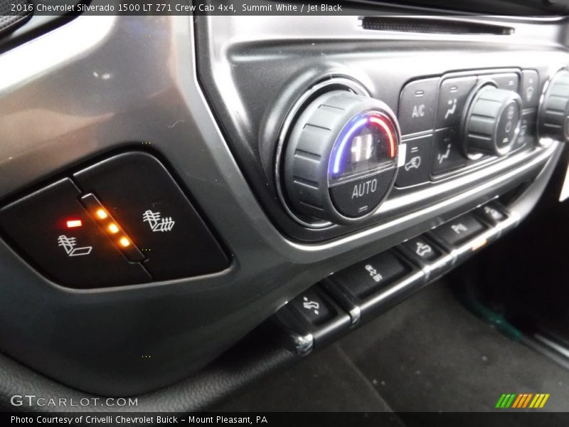 Summit White / Jet Black 2016 Chevrolet Silverado 1500 LT Z71 Crew Cab 4x4