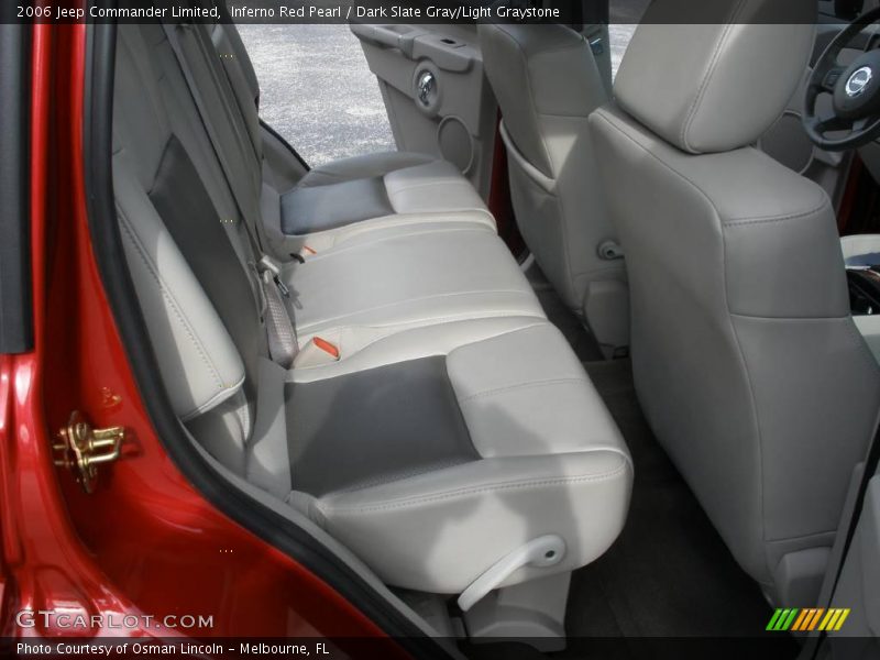 Inferno Red Pearl / Dark Slate Gray/Light Graystone 2006 Jeep Commander Limited
