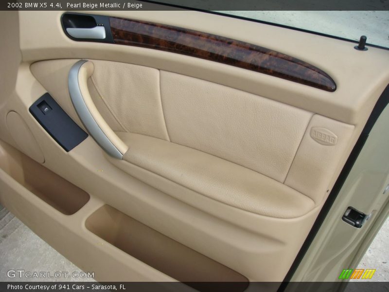 Pearl Beige Metallic / Beige 2002 BMW X5 4.4i