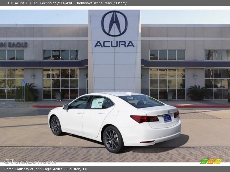 Bellanova White Pearl / Ebony 2016 Acura TLX 3.5 Technology SH-AWD