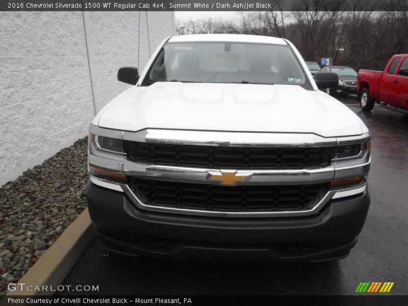 Summit White / Dark Ash/Jet Black 2016 Chevrolet Silverado 1500 WT Regular Cab 4x4