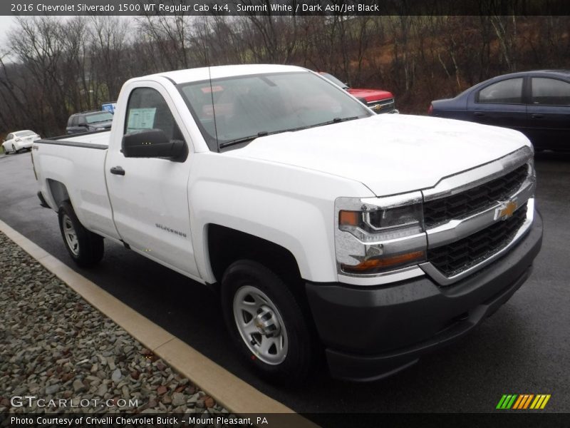 Summit White / Dark Ash/Jet Black 2016 Chevrolet Silverado 1500 WT Regular Cab 4x4