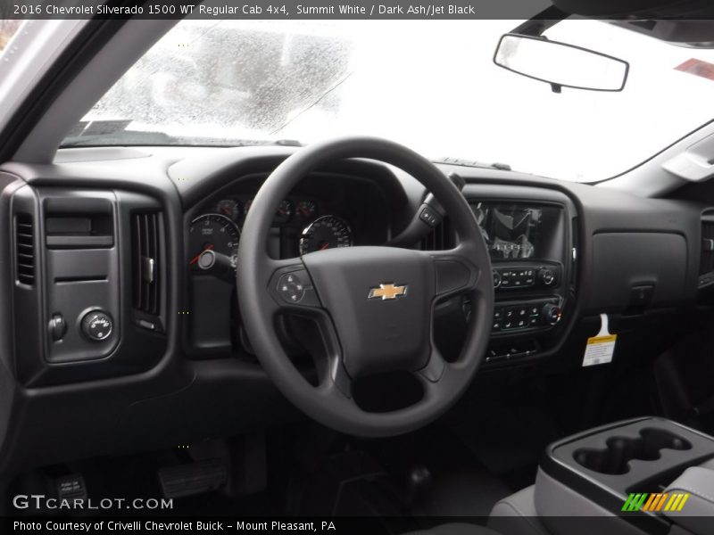 Summit White / Dark Ash/Jet Black 2016 Chevrolet Silverado 1500 WT Regular Cab 4x4