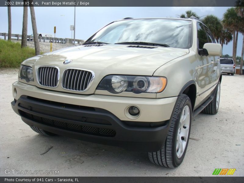 Pearl Beige Metallic / Beige 2002 BMW X5 4.4i