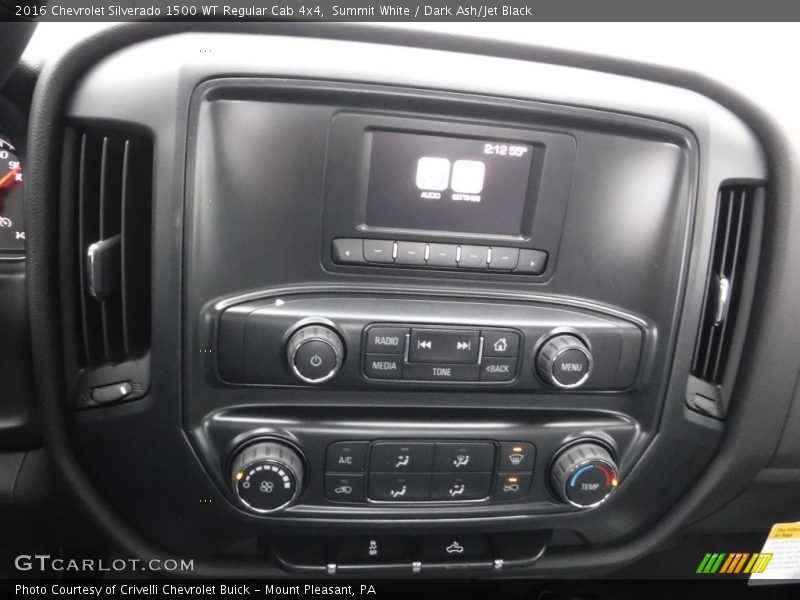 Summit White / Dark Ash/Jet Black 2016 Chevrolet Silverado 1500 WT Regular Cab 4x4