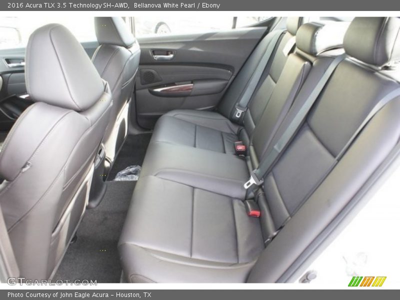 Rear Seat of 2016 TLX 3.5 Technology SH-AWD