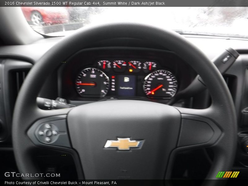 Summit White / Dark Ash/Jet Black 2016 Chevrolet Silverado 1500 WT Regular Cab 4x4
