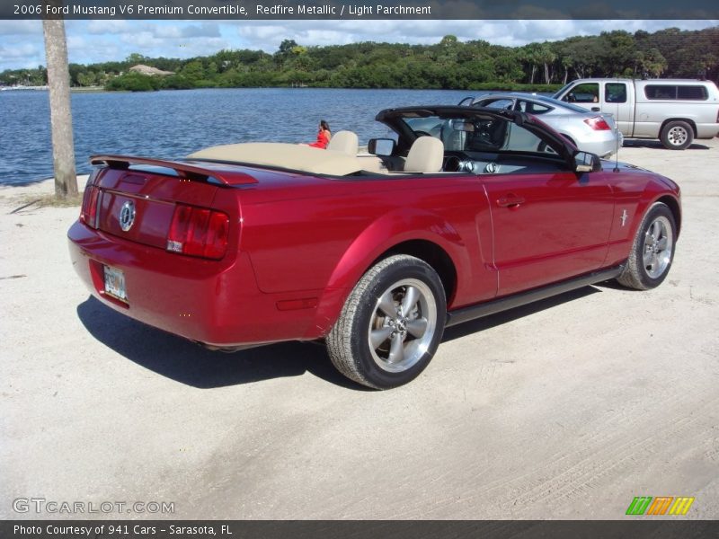 Redfire Metallic / Light Parchment 2006 Ford Mustang V6 Premium Convertible
