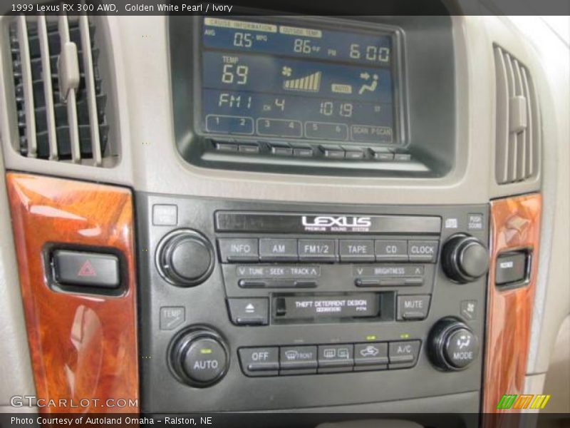 Golden White Pearl / Ivory 1999 Lexus RX 300 AWD
