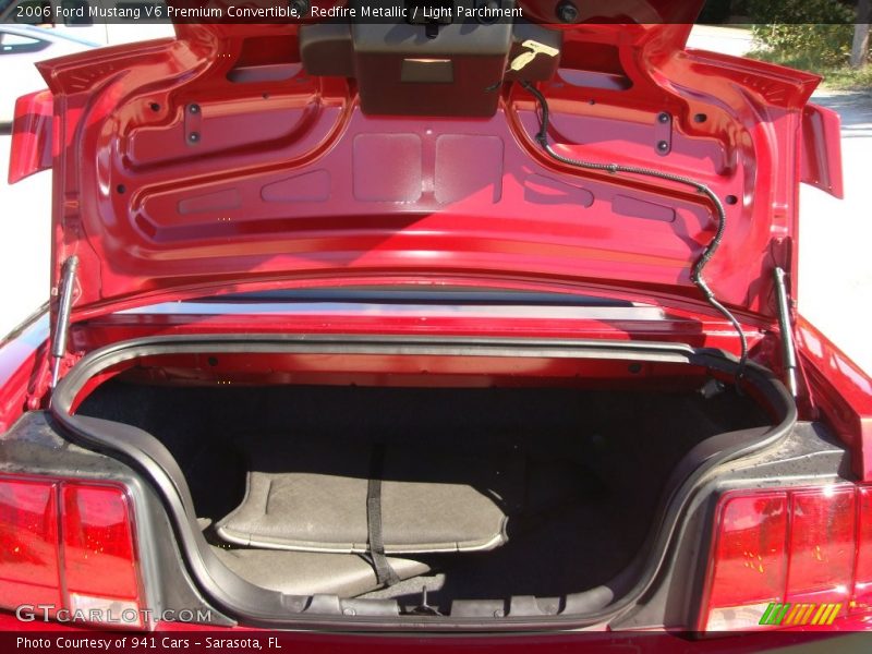 Redfire Metallic / Light Parchment 2006 Ford Mustang V6 Premium Convertible