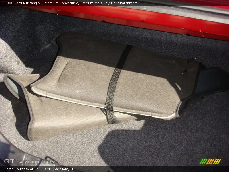 Redfire Metallic / Light Parchment 2006 Ford Mustang V6 Premium Convertible