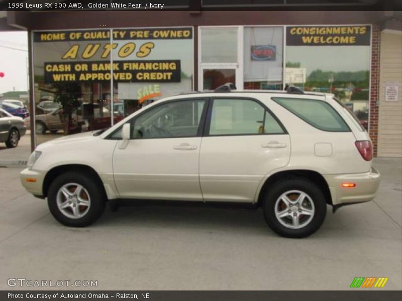 Golden White Pearl / Ivory 1999 Lexus RX 300 AWD