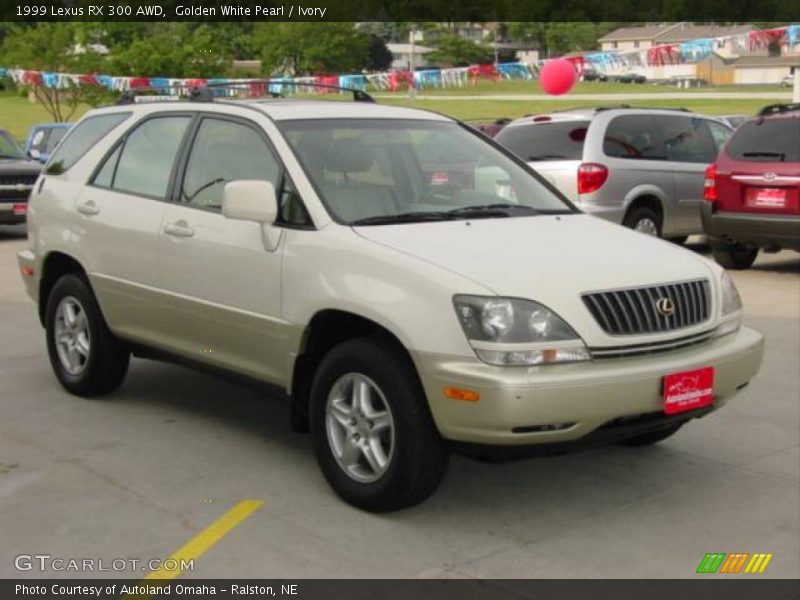 Golden White Pearl / Ivory 1999 Lexus RX 300 AWD