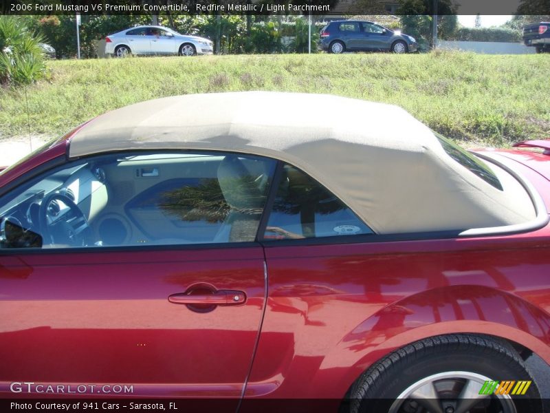 Redfire Metallic / Light Parchment 2006 Ford Mustang V6 Premium Convertible