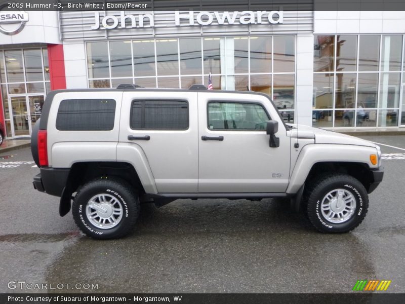 Birch White / Ebony/Pewter 2009 Hummer H3