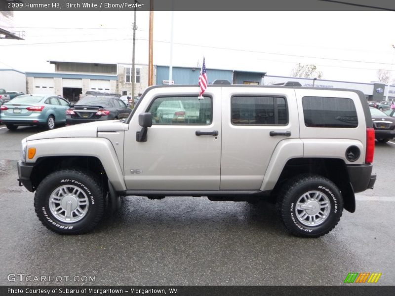 Birch White / Ebony/Pewter 2009 Hummer H3