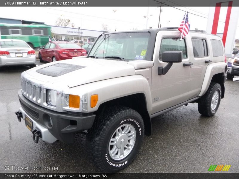 Birch White / Ebony/Pewter 2009 Hummer H3