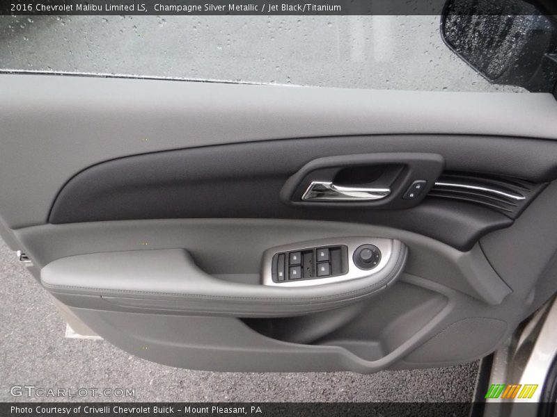Champagne Silver Metallic / Jet Black/Titanium 2016 Chevrolet Malibu Limited LS