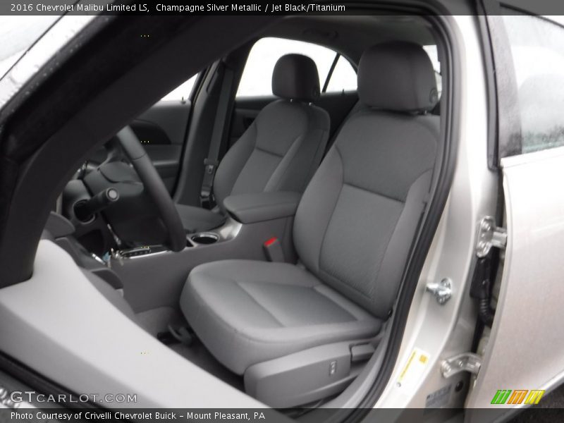 Champagne Silver Metallic / Jet Black/Titanium 2016 Chevrolet Malibu Limited LS