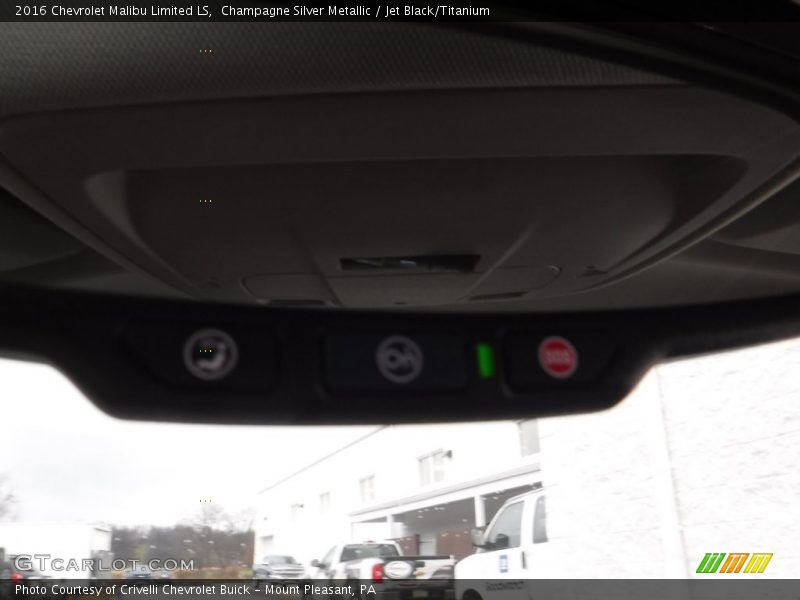 Champagne Silver Metallic / Jet Black/Titanium 2016 Chevrolet Malibu Limited LS