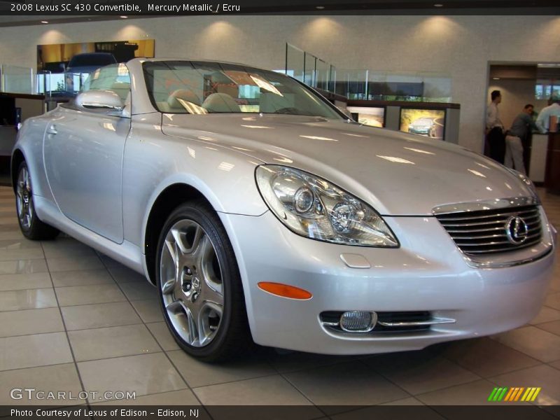 Mercury Metallic / Ecru 2008 Lexus SC 430 Convertible