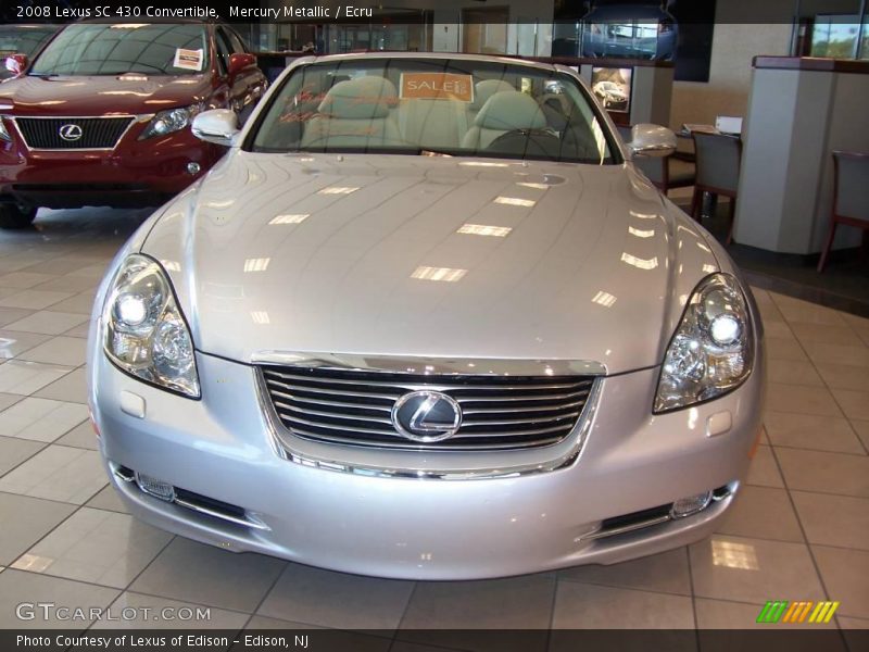 Mercury Metallic / Ecru 2008 Lexus SC 430 Convertible