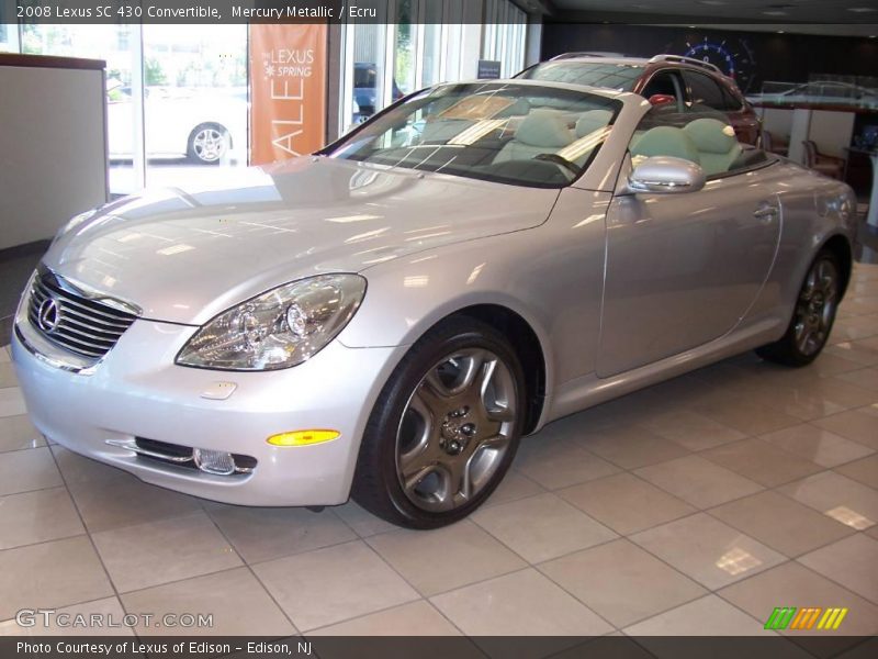 Mercury Metallic / Ecru 2008 Lexus SC 430 Convertible