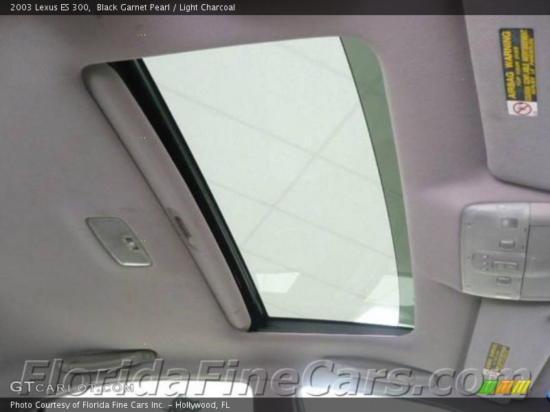 Black Garnet Pearl / Light Charcoal 2003 Lexus ES 300