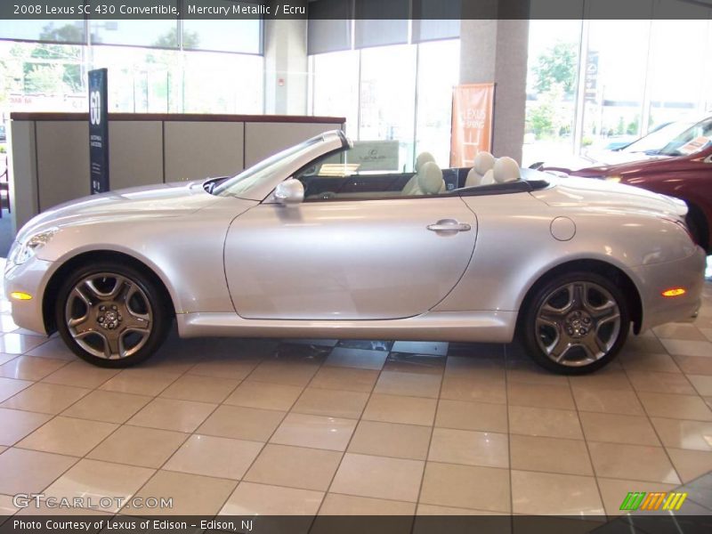 Mercury Metallic / Ecru 2008 Lexus SC 430 Convertible