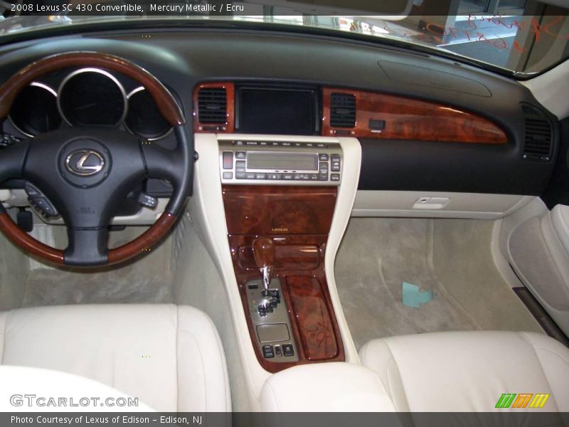 Mercury Metallic / Ecru 2008 Lexus SC 430 Convertible