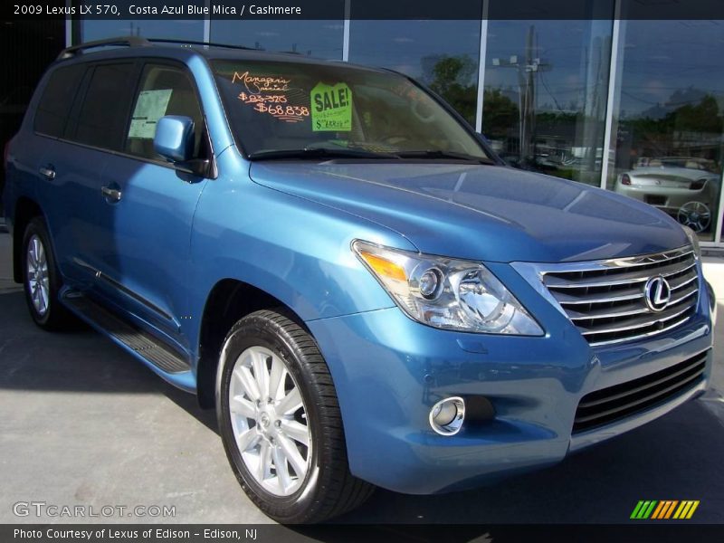 Costa Azul Blue Mica / Cashmere 2009 Lexus LX 570