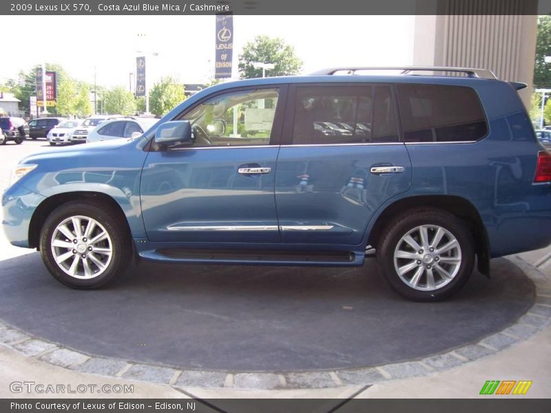 Costa Azul Blue Mica / Cashmere 2009 Lexus LX 570