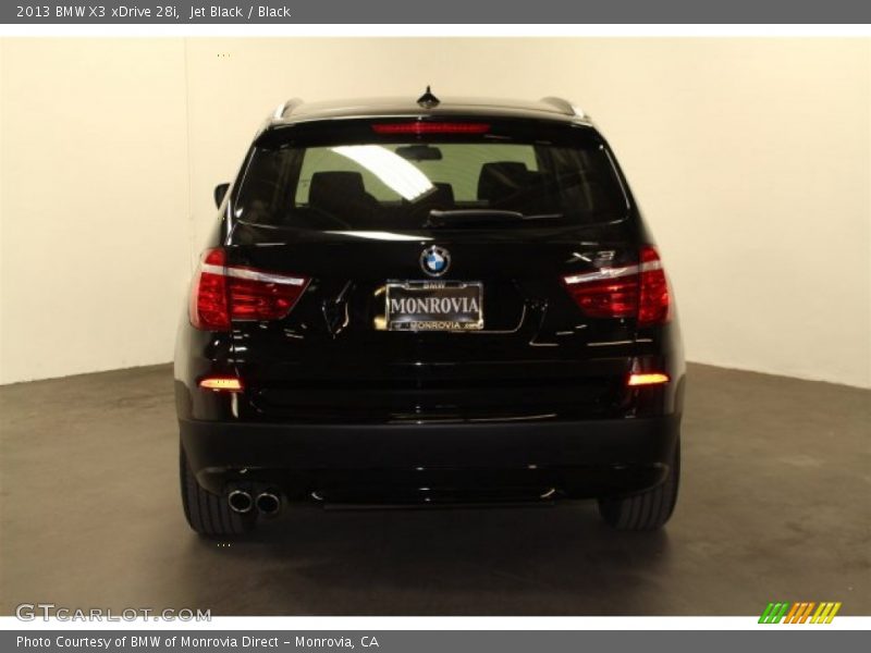 Jet Black / Black 2013 BMW X3 xDrive 28i